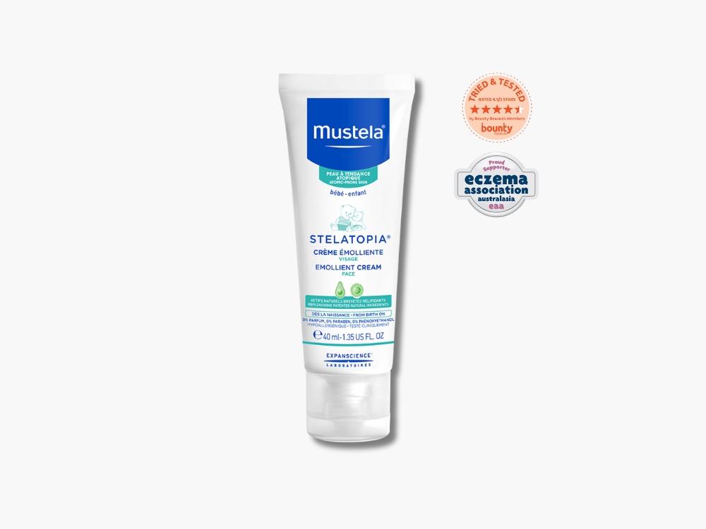 Mustela Stelatopia Moisturizing Emollient Cream for Eczema-Prone Skin, 6.76  Oz